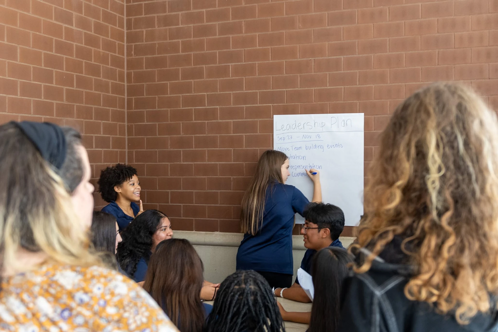 Students collaborating at an SCK LAUNCH event